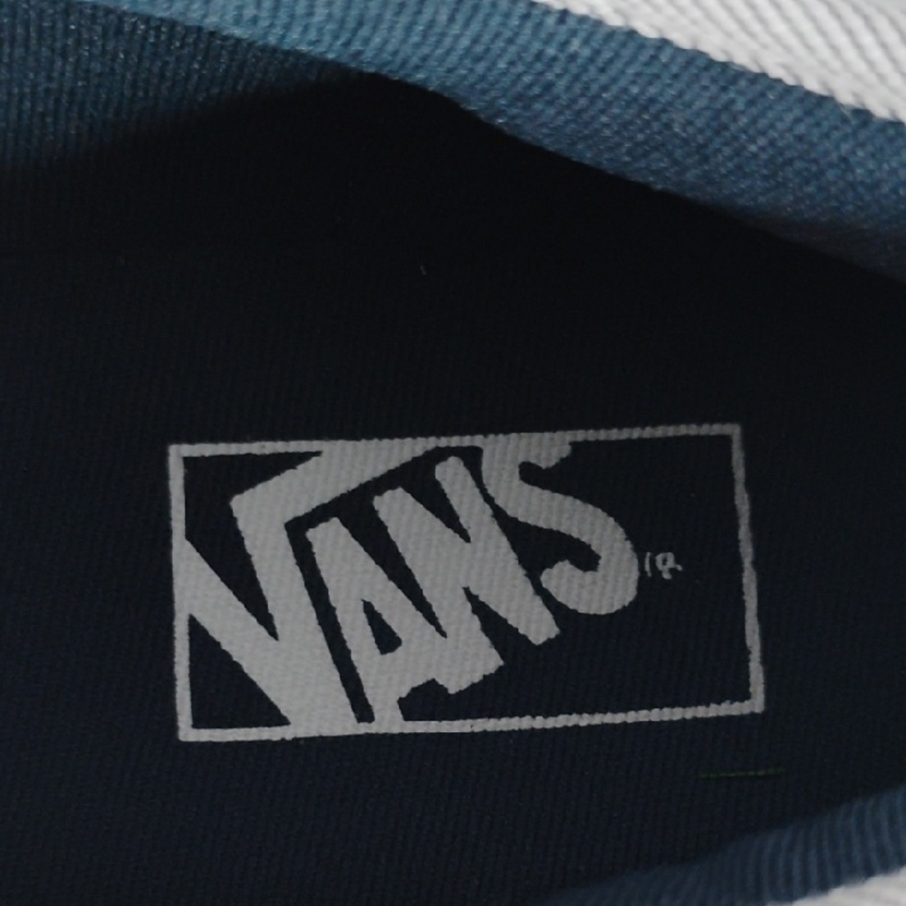 Vans Light Gray Canvas Shoes Women's Size 11 Lace Up Sneakers Casual Everyday - Picture 4 of 12